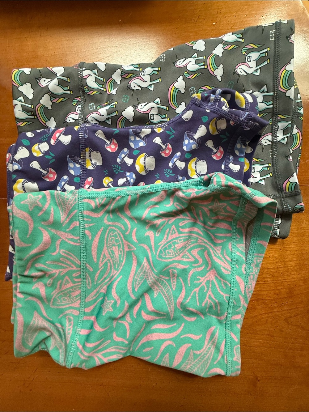 Women’s Athletic Shorts Bundle - Mint, Navy & Charcoal Prints
